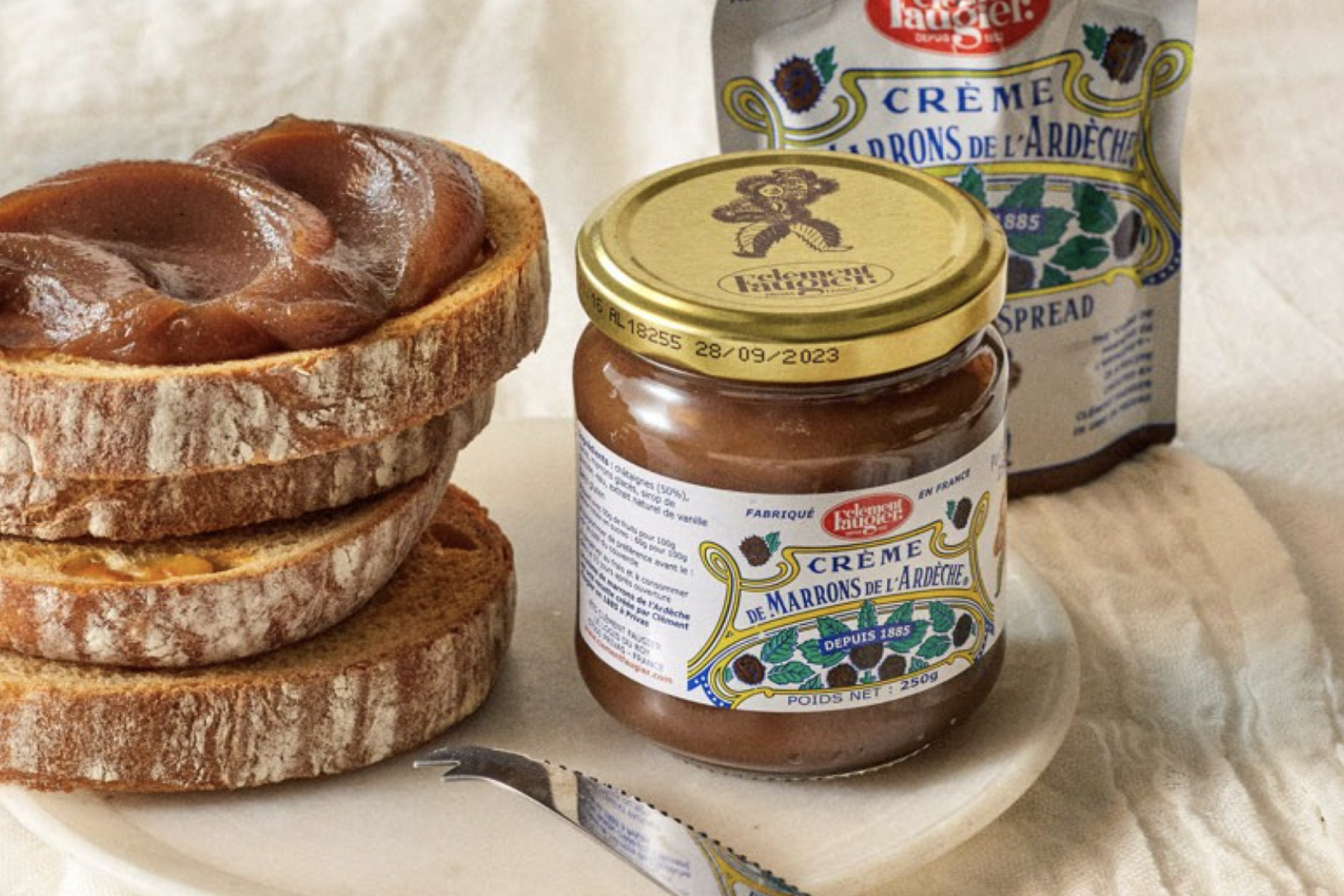 [크렘드마롱 밤잼 튜브 3p]140년동안 이어진 크렘드마롱의글루텐 프리 OO