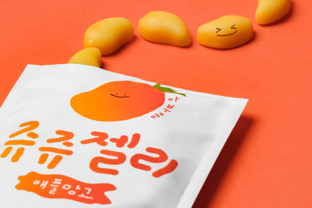 까먹는 쥬쥬젤리!달콤한 애플 OO 맛